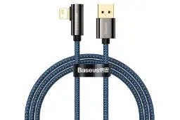 کابل شارژ USB باسئوس USB به Lightning مدل Legend با طول 1 متر آبی