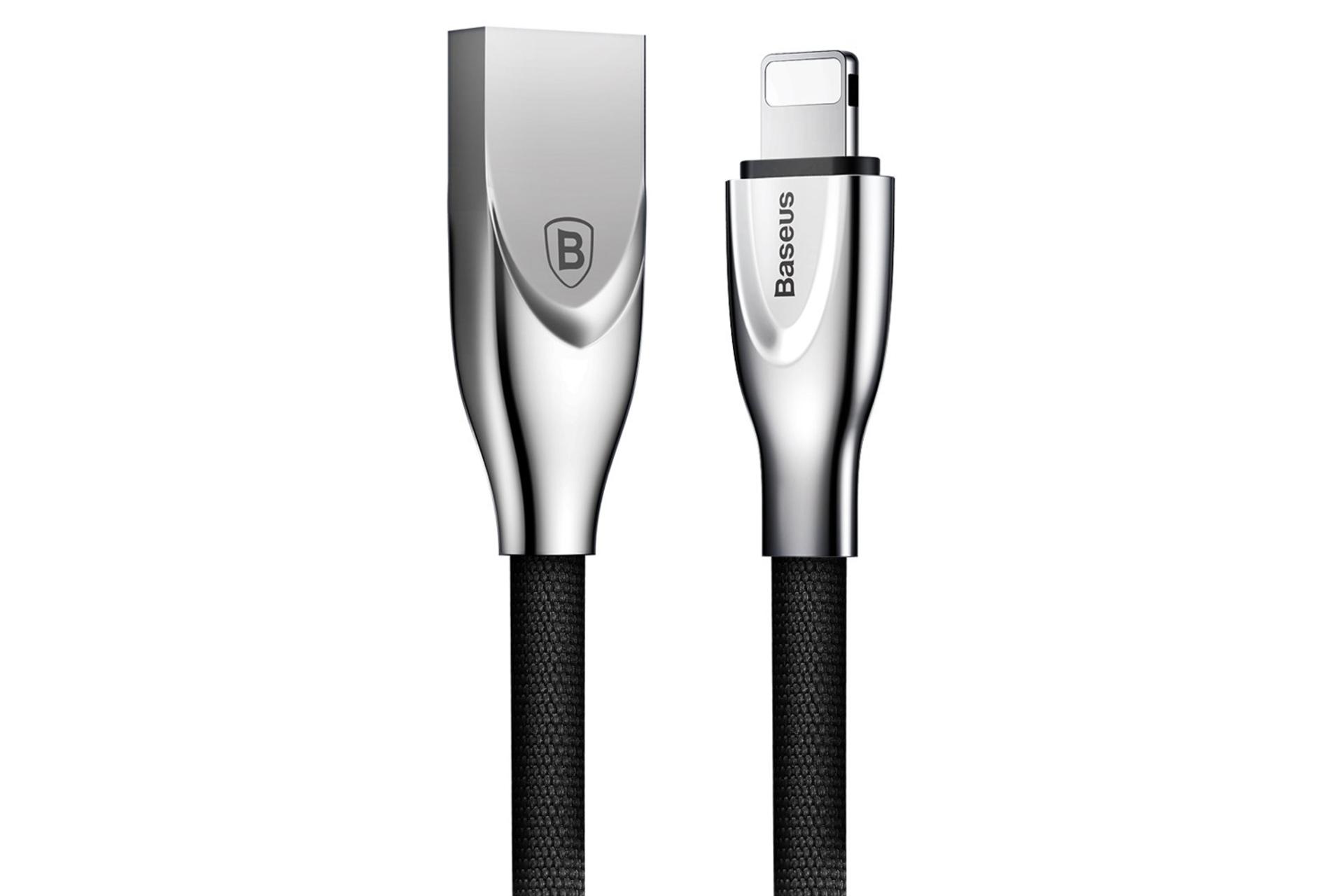 کابل شارژ USB باسئوس USB به Lightning مدل Mageweave Zinc Alloy با طول 1 متر