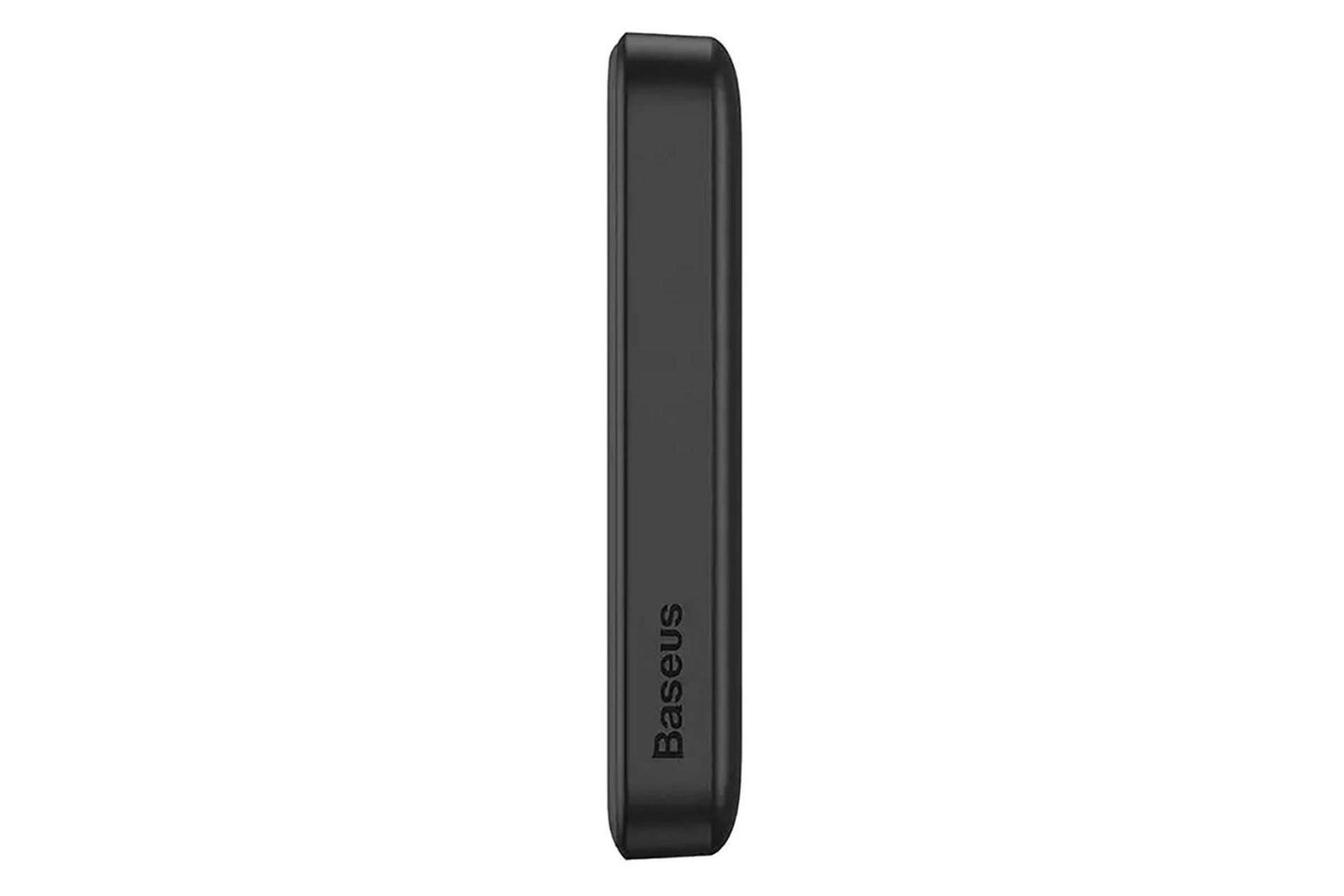 نمای راست پاور بانک باسئوس Magnetic Mini PPCX030001 با ظرفیت 10000 میلی‌آمپر ساعت