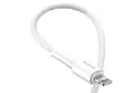 کانکتور کابل شارژ USB باسئوس USB به Lightning مدل 2.4A Mini White با طول 1 متر