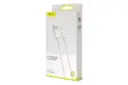 جعبه کابل شارژ USB باسئوس USB به Micro-USB مدل 2.4A Mini White با طول 1 متر