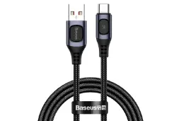 کابل شارژ USB باسئوس USB به Type-C مدل Multi-protocol با طول 2 متر مشکی