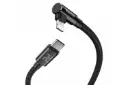 کابل شارژ USB باسئوس Type-C به Lightning مدل MVP Elbow PD Flash با طول 2 متر مشکی