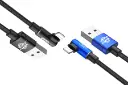 کانکتور کابل شارژ USB باسئوس USB به Lightning مدل MVP Elbow با طول 1 متر