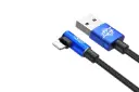 کانکتور کابل شارژ USB باسئوس USB به Lightning مدل MVP Elbow با طول 2 متر