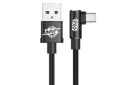 کابل شارژ USB باسئوس USB به Type-C مدل MVP Elbow با طول 1 متر مشکی