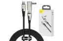 جعبه کابل شارژ USB باسئوس Type-C به Type-C+DC مدل One-for-two با طول 2 متر