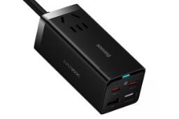 نمای جانبی شارژر باسئوس PowerCombo 65W