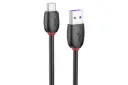 کانکتور کابل شارژ USB باسئوس USB به Type-C مدل Purple Ring HW با طول 1 متر