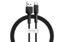 کابل شارژ USB باسئوس USB به Type-C مدل Silica Gel با طول 1 متر مشکی