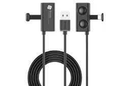 طراحی کابل شارژ USB باسئوس USB به Lightning مدل Suction Cup با طول 1 متر