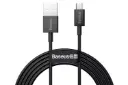 کابل شارژ USB باسئوس USB به Micro-USB مدل Superior با طول 2 متر مشکی