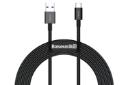 کابل شارژ USB باسئوس USB به Type-C مدل Superior با طول 2 متر مشکی