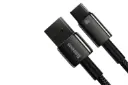کانکتور کابل شارژ USB باسئوس USB به Type-C مدل Tungsten Gold 100w با طول 2 متر