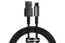 کابل شارژ USB باسئوس USB به Lightning مدل Tungsten Gold با طول 1 متر مشکی
