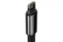 کانکتور کابل شارژ USB باسئوس USB به Lightning مدل Tungsten Gold با طول 1 متر
