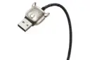 کانکتور کابل شارژ USB باسئوس USB به Type-C+Micro-USB+Lightning مدل Year of the Ox One-for-three با طول 1.2 متر