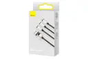 جعبه کابل شارژ USB باسئوس USB به Type-C+Micro-USB+Lightning مدل Year of the Tiger One-for-three با طول 1.2 متر