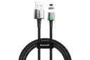 کابل شارژ USB باسئوس USB به Lightning مدل Zinc Magnetic 1.5A با طول 2 متر مشکی