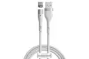 کابل شارژ USB باسئوس USB به Lightning مدل Zinc Magnetic 3A با طول 1 متر سفید