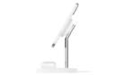 شارژر بلکین Boost Charge Pro MagSafe دو در یک هنگام شارژدهی از نمای جانبی 