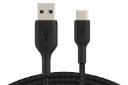 کابل شارژ USB بلکین USB به Type-C مدل BoostCharge Braided CAB002 با طول 1 متر مشکی