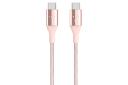 کابل شارژ USB بلکین Type-C به Type-C مدل MIXIT DuraTek F2CU050 با طول 1.2 متر رزگلد