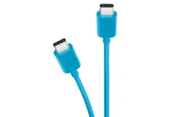 کابل شارژ USB بلکین Type-C به Type-C مدل MIXIT F2CU043 با طول 1.8 متر آبی