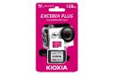 جعبه کارت حافظه کیوکسیا microSDXC با ظرفیت 128 گیگابایت مدل EXCERIA PLUS V30 کلاس 10