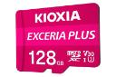 نیمرخ راست کارت حافظه کیوکسیا microSDXC با ظرفیت 128 گیگابایت مدل EXCERIA PLUS V30 کلاس 10