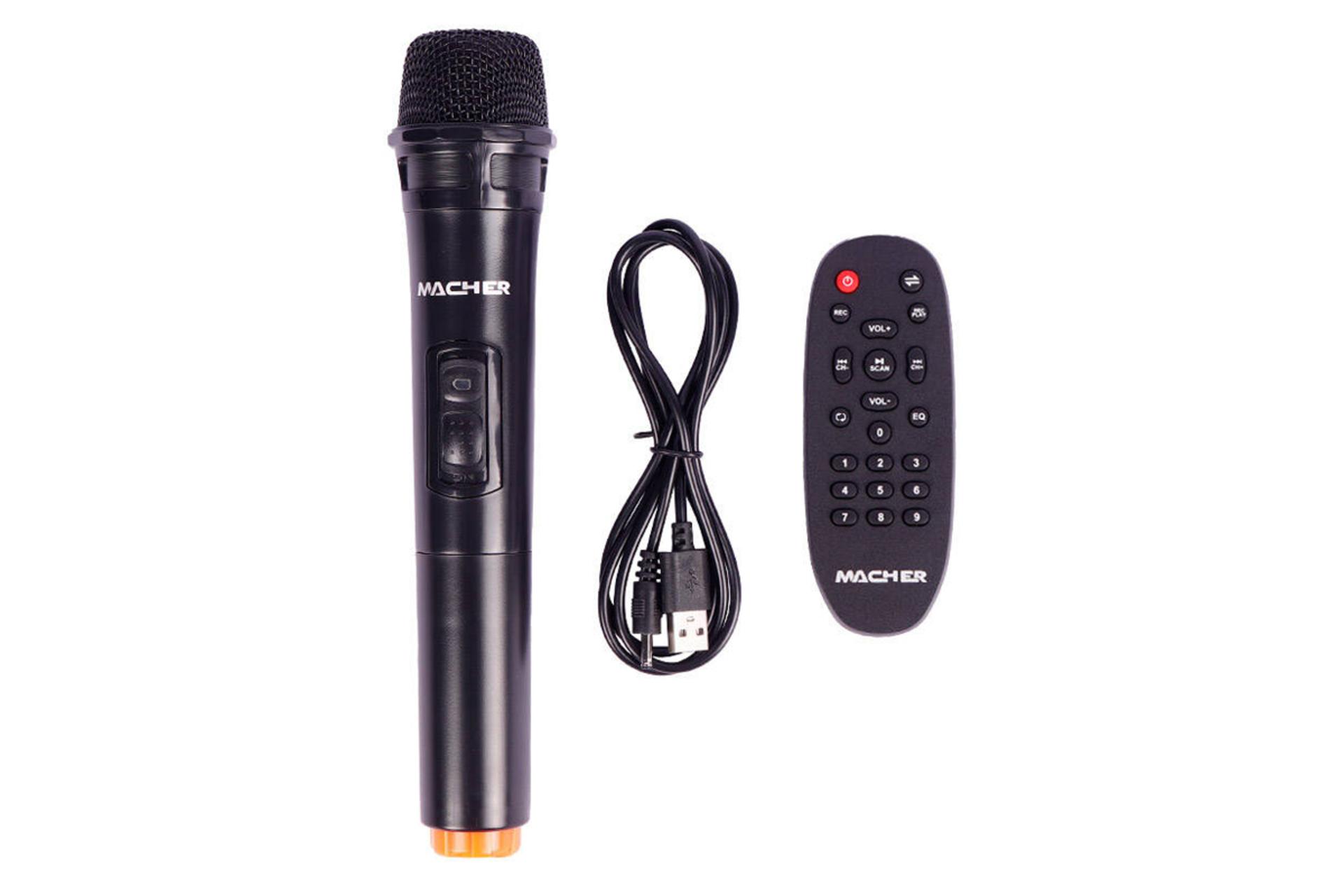 اقلام همراه اسپیکر مچر Macher MR-1800