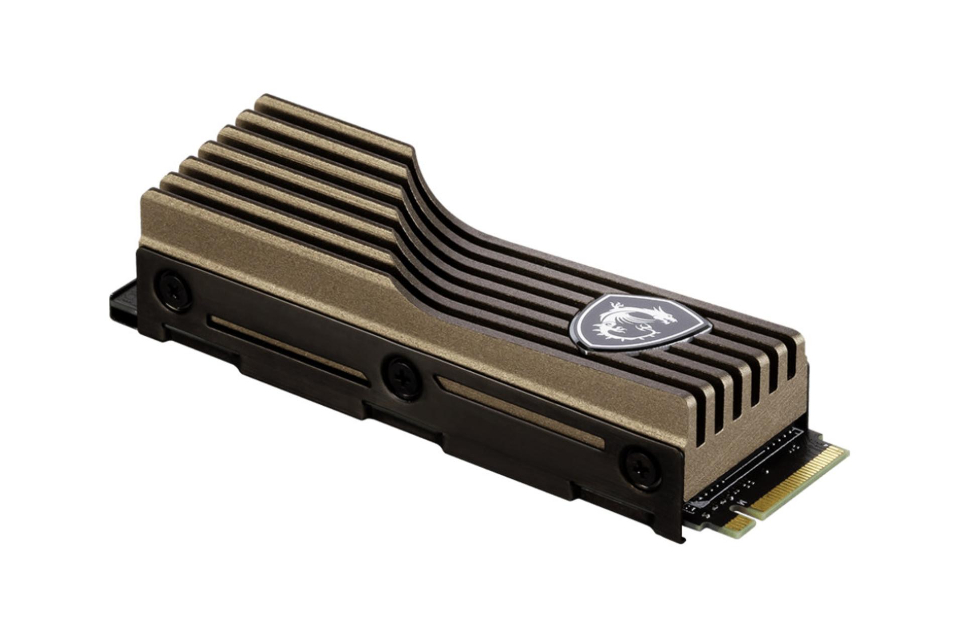 نمای جانبی SSD ام اس آی SPATIUM M460 NVMe M.2 HS ظرفیت 2 ترابایت