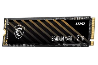 نیمرخ راست SSD ام اس آی SPATIUM M470 NVMe M.2 ظرفیت 2 ترابایت