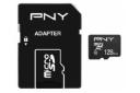 کارت حافظه پی ان وای microSDXC ظرفیت 128 گیگابایت مدل Performance Plus کلاس 10 همراه آداپتور