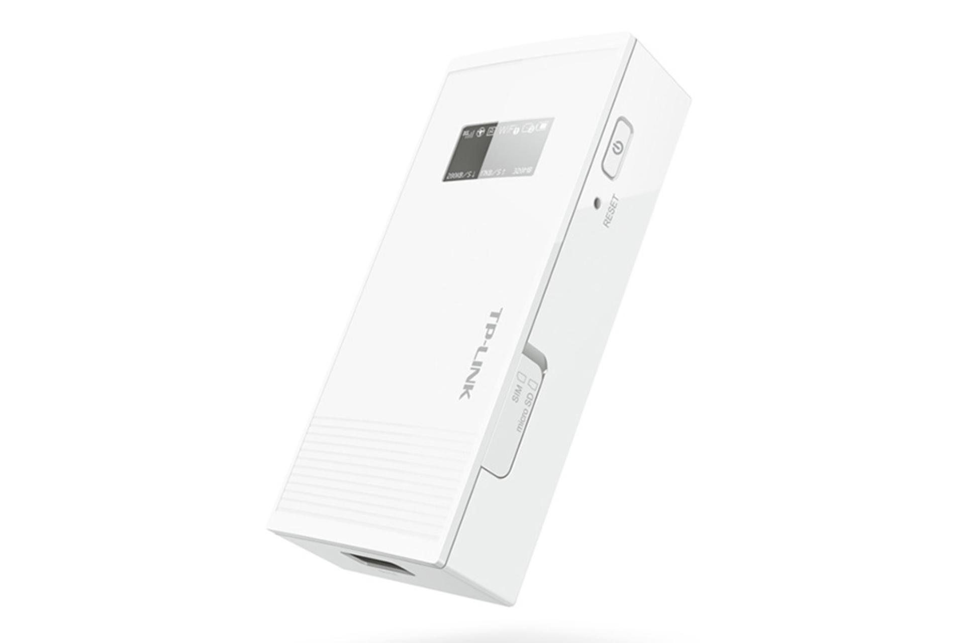 نمای کناری مودم و روتر سیم‌ کارتی تی پی لینک TP-Link M5360