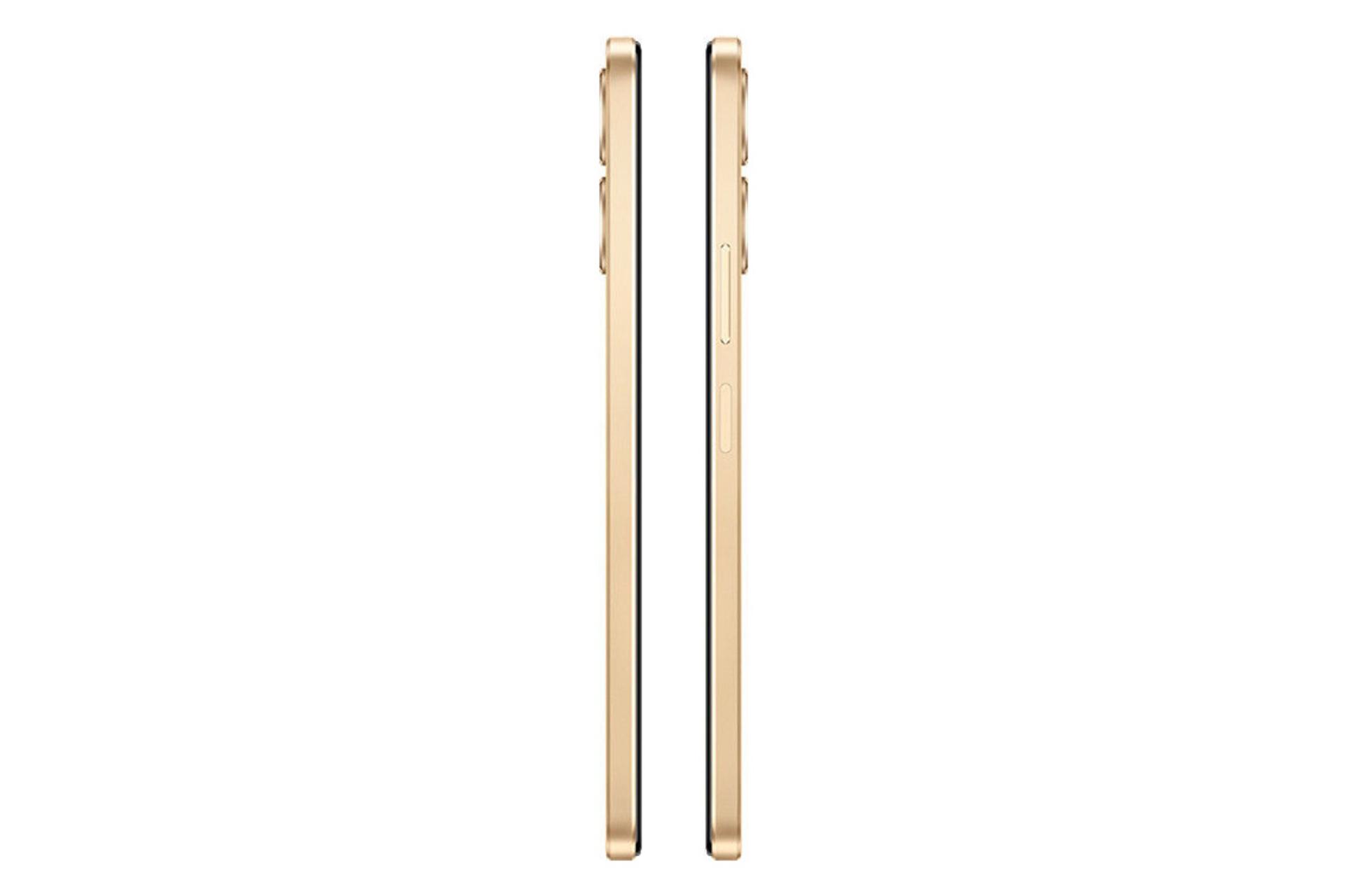 نمای جانبی گوشی موبایل ویوو vivo Y56 نارنجی