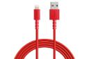 کابل شارژ USB انکر USB به Lightning مدل +A8013 PowerLine Select با طول 1.8 متر قرمز