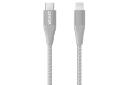 کابل شارژ USB انکر Type-C به Lightning مدل A8652 PowerLine+ II با طول 0.9 متر نقره ای