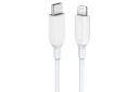 کابل شارژ USB انکر Type-C به Lightning مدل A8831 PowerLine III با طول 0.3 متر