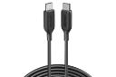 کابل شارژ USB انکر Type-C به Type-C مدل A8856 PowerLine III با طول 1.8 متر مشکی