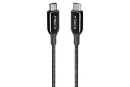 کابل شارژ USB انکر Type-C به Type-C مدل A8862 PowerLine+ III با طول 0.9 متر مشکی
