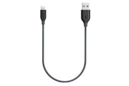 کابل شارژ USB انکر USB به Lightning مدل PowerLine A8114 با طول 0.3 متر مشکی