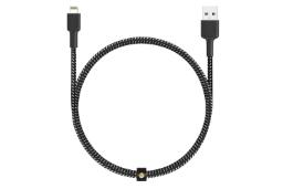 کابل شارژ USB آکی USB به Lightning مدل CB-BAL3 با طول 1.2 متر مشکی