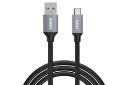 کابل شارژ USB آکی Aukey CB-CD2 Type-A to Type-C 1m به Type-C مدل CB-CD2 با طول 1 متر مشکی