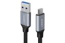 کانکتور کابل شارژ USB آکی Aukey CB-CD2 Type-A to Type-C 1m به Type-C مدل CB-CD2 با طول 1 متر