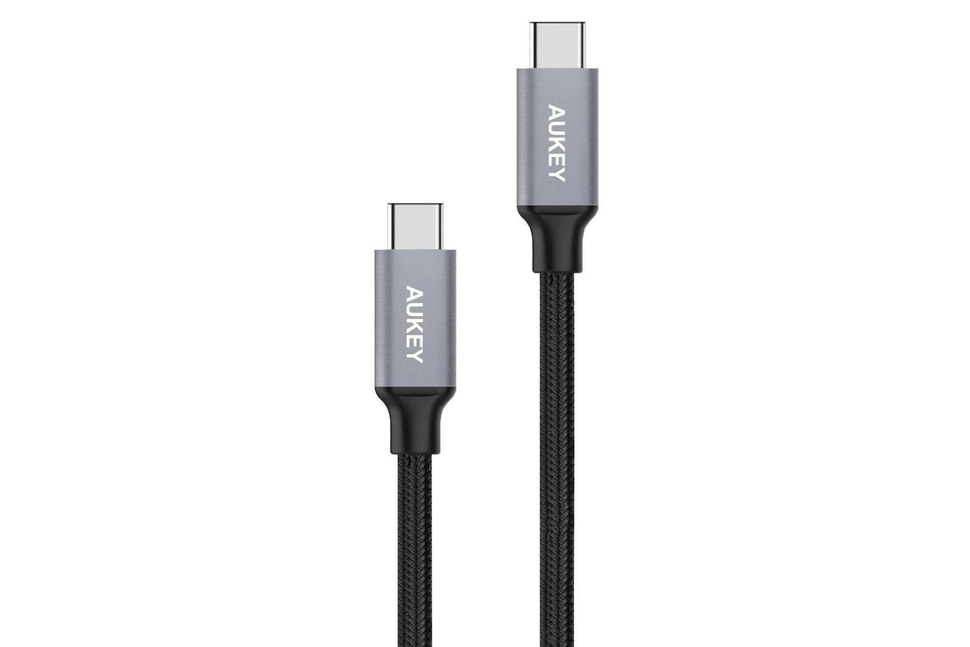 کابل شارژ USB آکی Type-C به Type-C مدل CB-CD6 با طول 2 متر