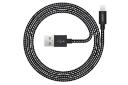 طول کابل شارژ USB آکی USB به Lightning مدل CB-D16 با طول 1.2 متر