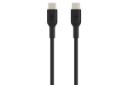 کابل شارژ USB بلکین Type-C به Type-C مدل BoostCharge Braided CAB003 با طول 1 متر مشکی