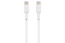کابل شارژ USB بلکین Type-C به Type-C مدل BoostCharge Braided CAB003 با طول 1 متر سفید