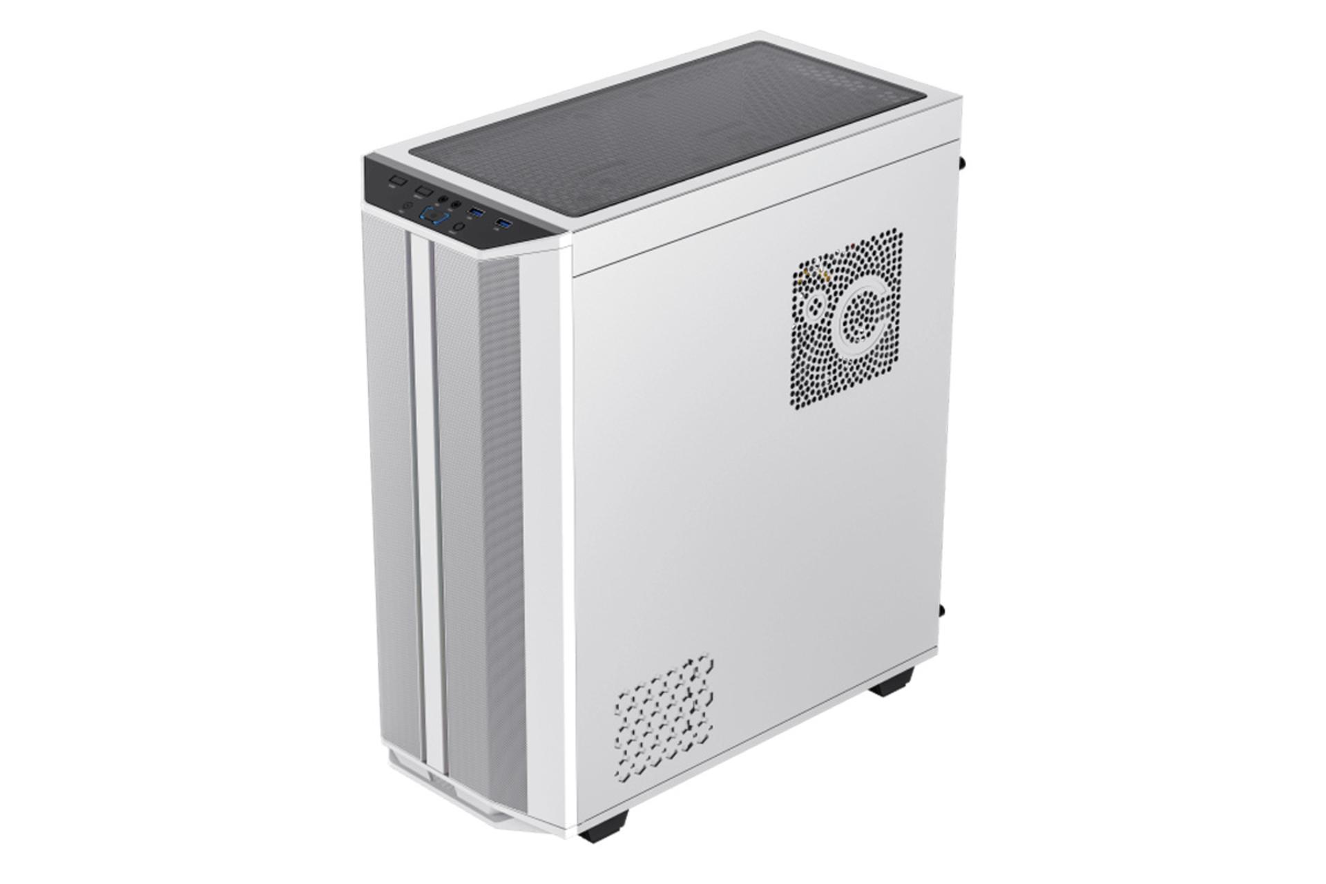 نیمرخ راست کیس کامپیوتر گیم مکس Precision White